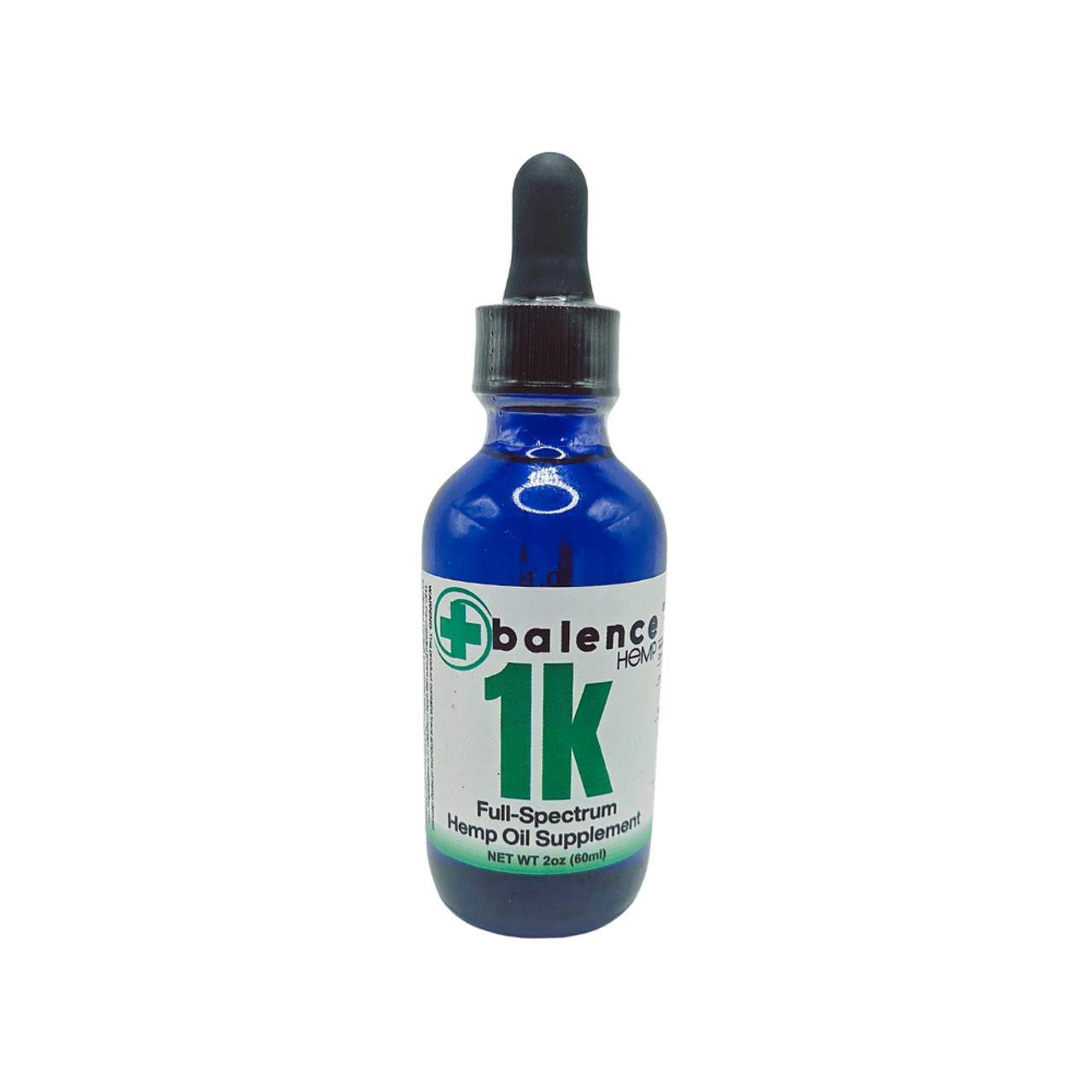 1000mg(1k) - 60ml (2oz) Full Spectrum Hemp CBD Tincture Oils - MCT