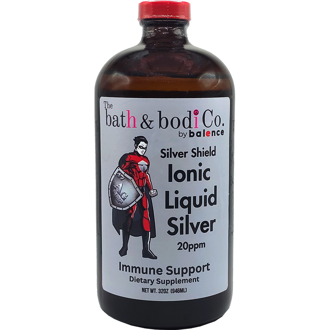 Silver Shield Ionic Silver Liquid 20 ppm 32oz