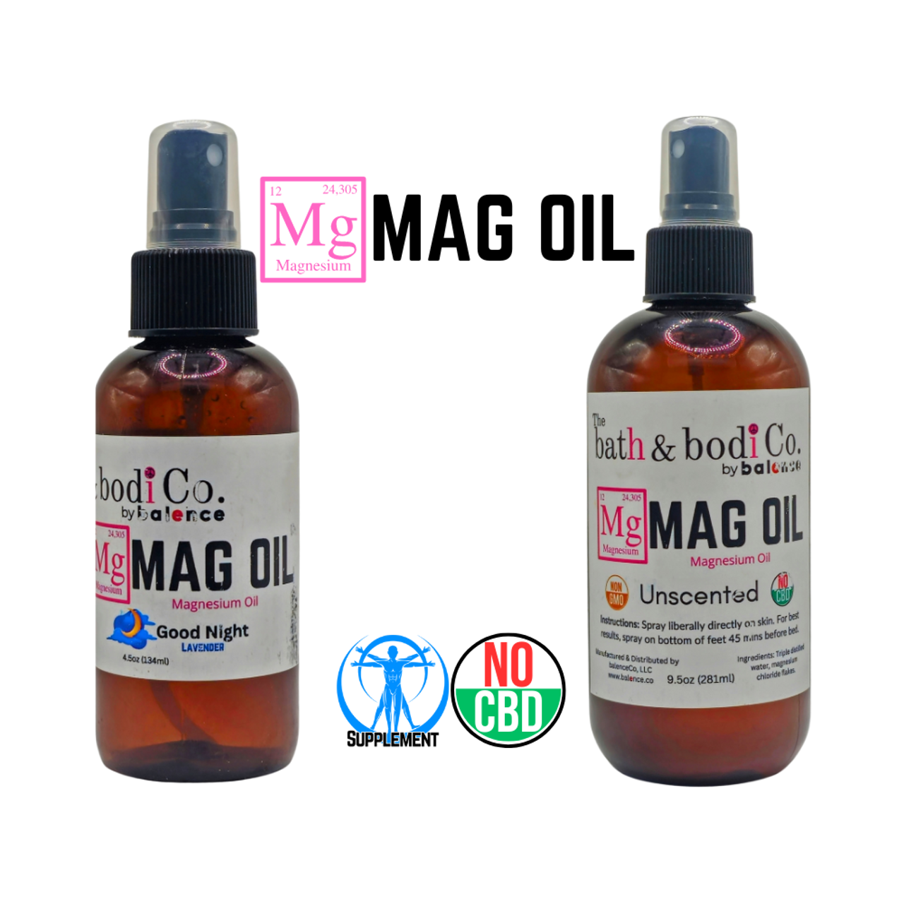 Lavender Topical Magnesium Spray 4.5oz