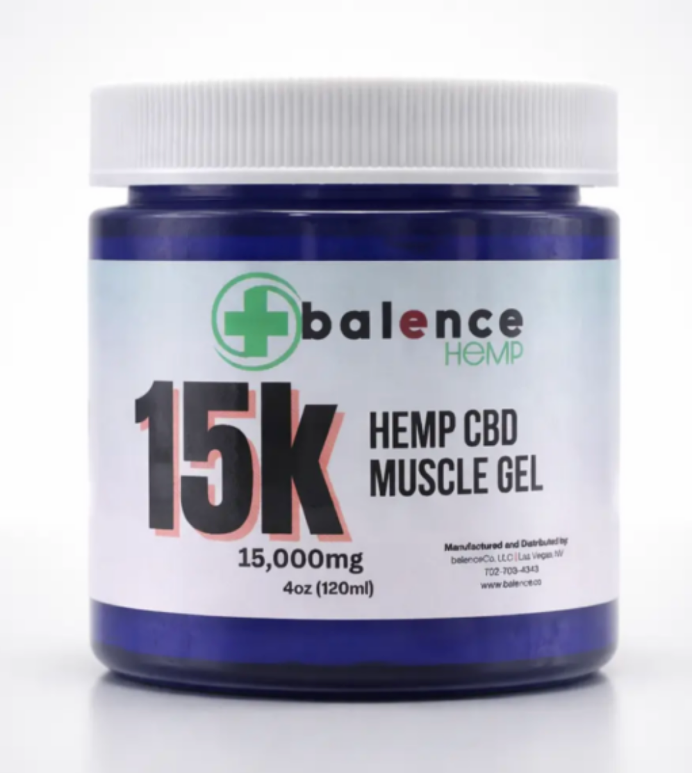 15K Hemp CBD – Muscle and Joint Gel