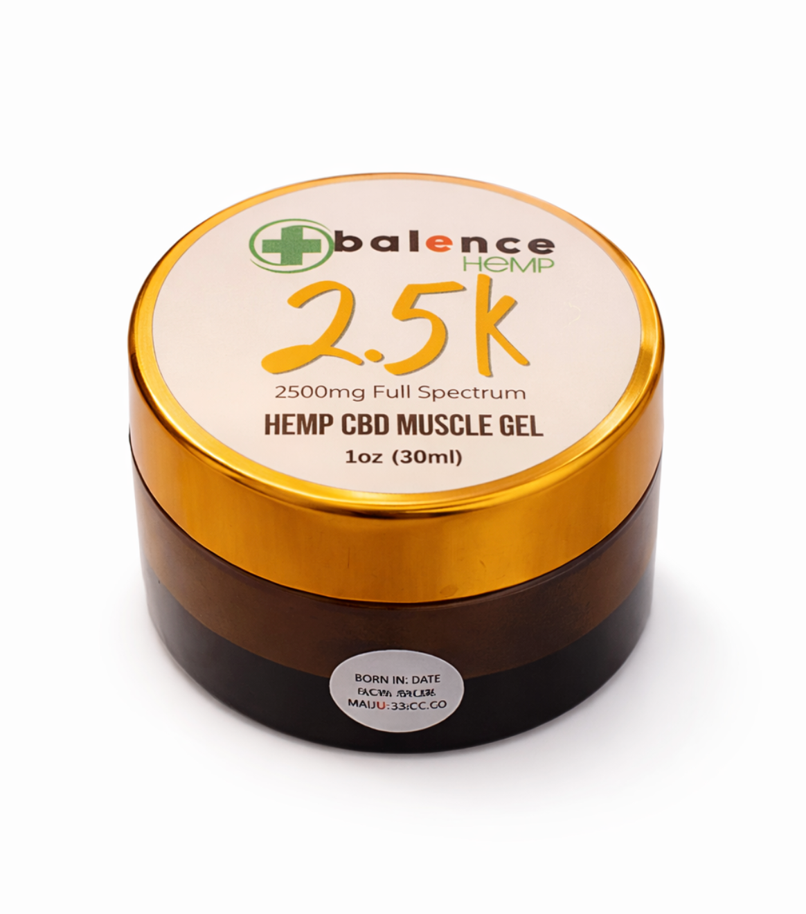1oz 2500mg Muscle Gel Hemp CBD Specialty Creams & Gels