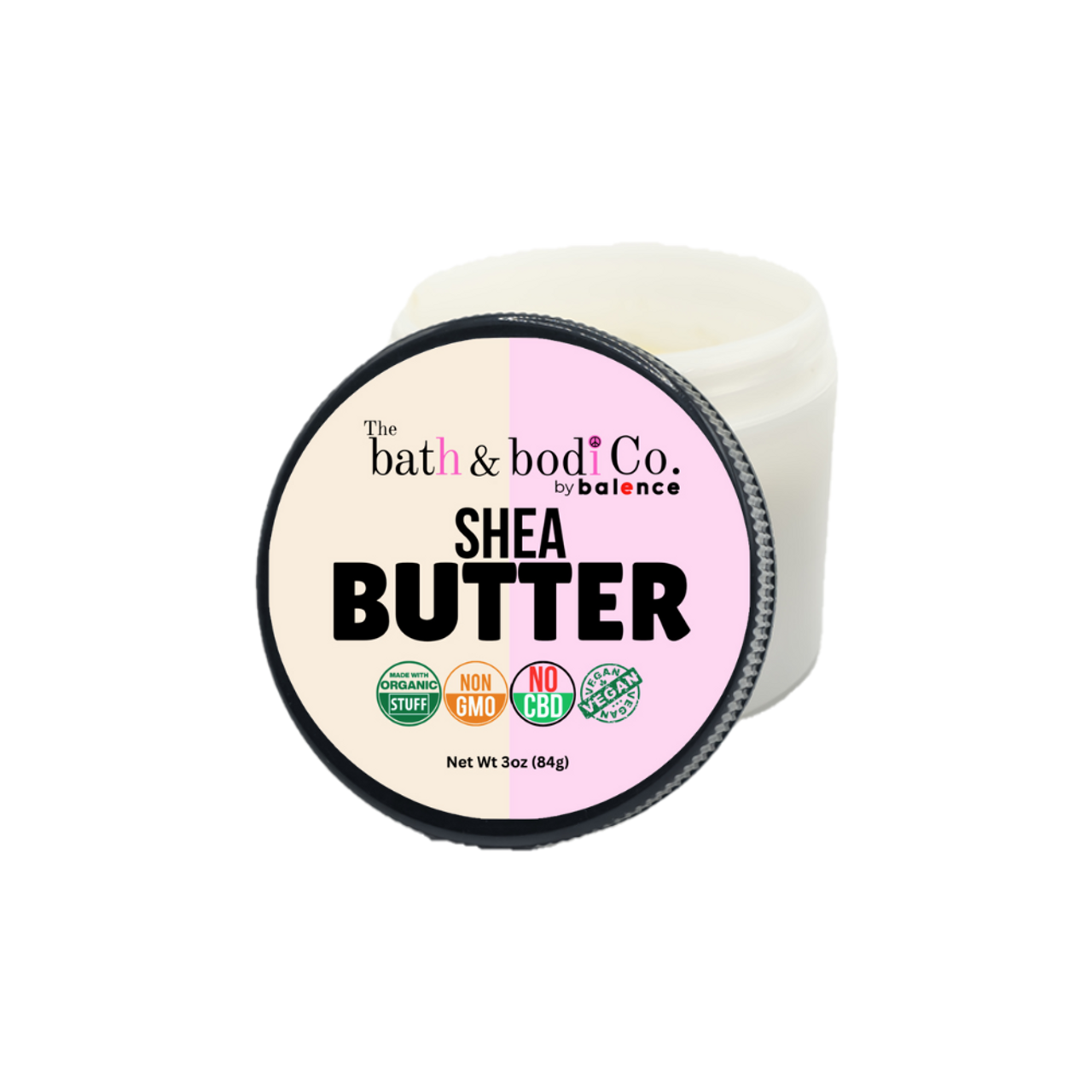 Shea Body BUTTER - 3oz 250mg (Unscented and Stress Relief)