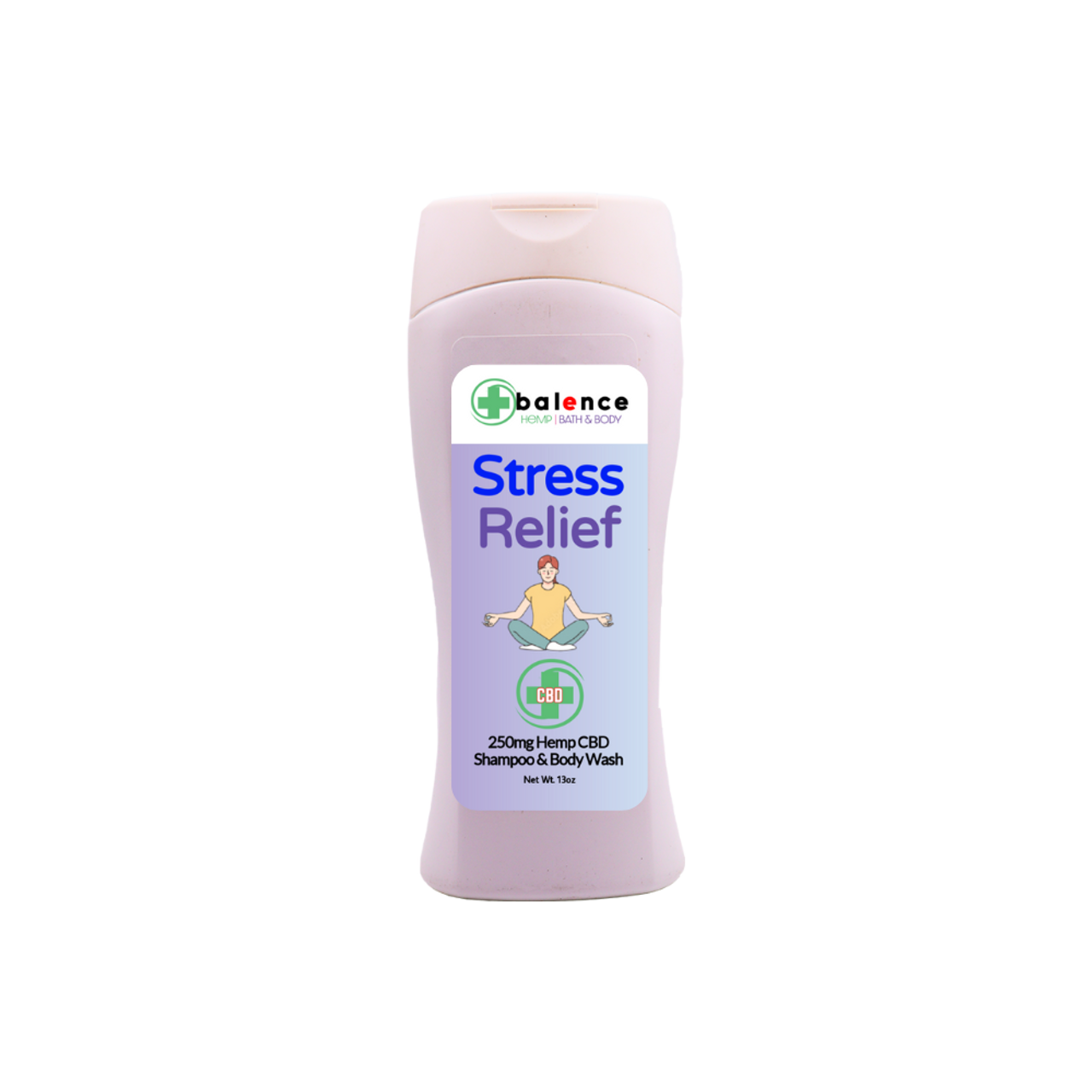 Hemp CBD Stress Relief Shampoo and Body Wash
