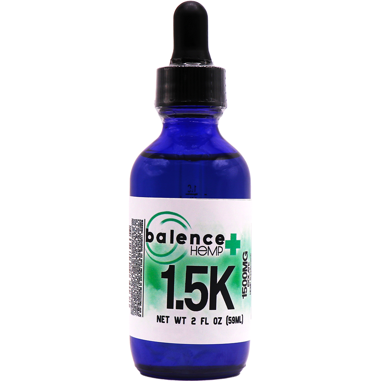1500mg(1.5k) - 60ml (2oz) Isolate Hemp CBD Tincture Oils - Hemp Seed Oil