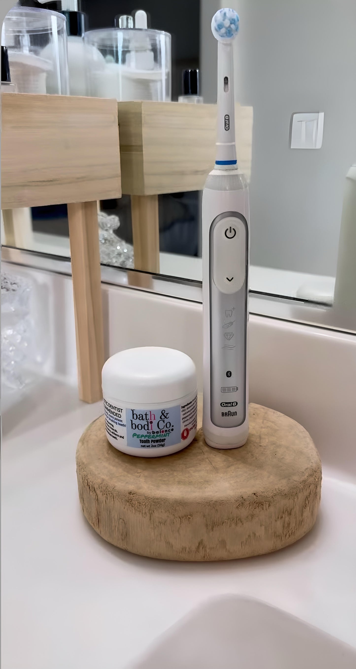 All Natural Peppermint Bentonite Clay Tooth Powder - Non-CBD