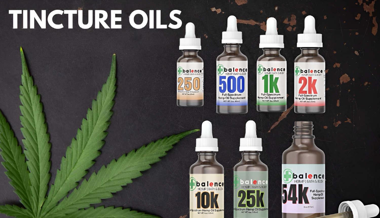 Specialty Hemp CBD Tincture Oils