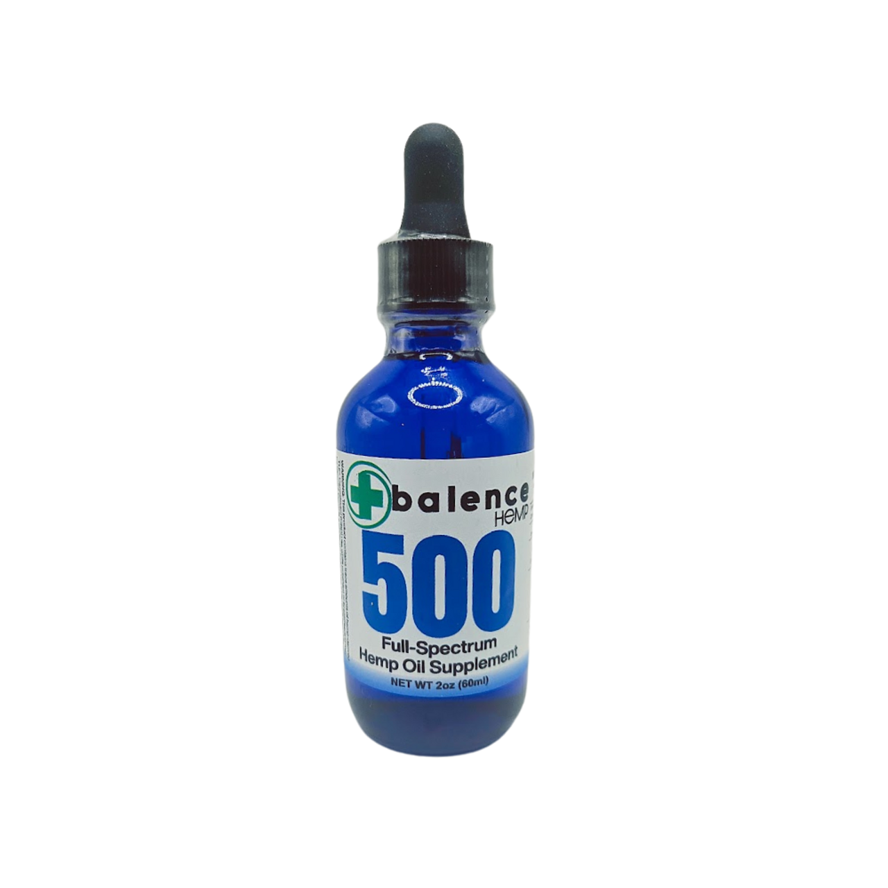 500mg 2oz Full Spectrum Hemp CBD Tincture Oils - MCT