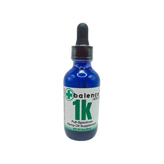 1000mg(1k) - 60ml (2oz) Full Spectrum Hemp CBD Tincture Oils - MCT