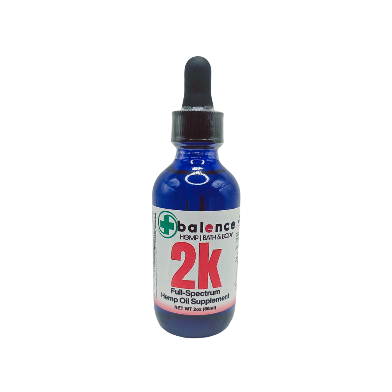 2000mg(2k) - 60ml (2oz) Full Spectrum Hemp CBD Tincture Oils - MCT