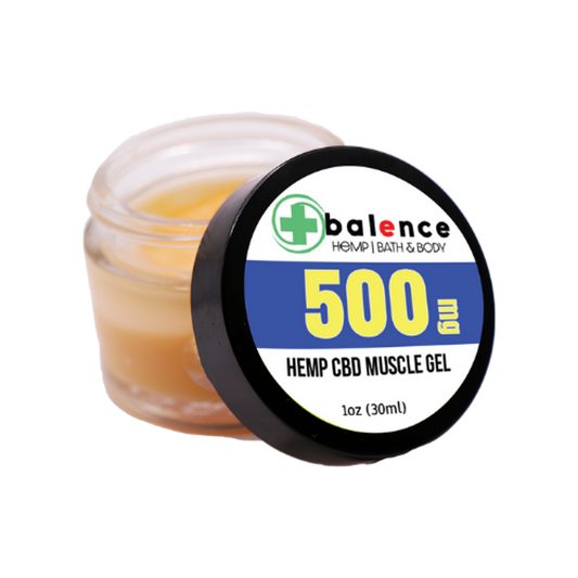 1oz 500mg Muscle Gel Hemp CBD Specialty Creams & Gels