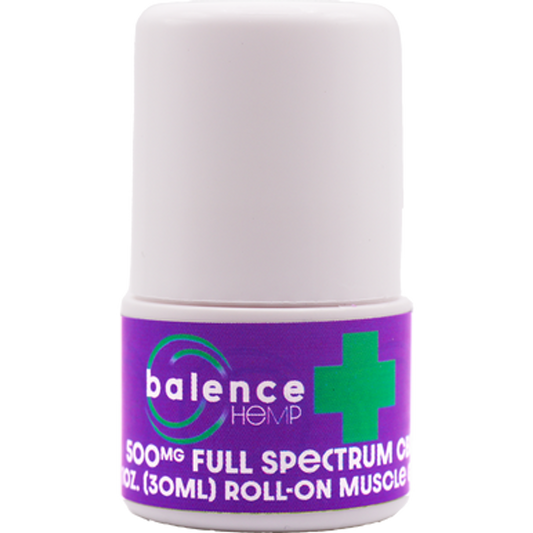 1oz 500mg Muscle Gel Roll-on Hemp CBD Specialty Creams & Gels
