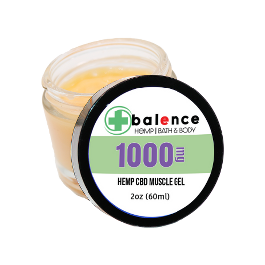 2oz 1000mg Muscle Gel Hemp CBD Specialty Creams & Gels