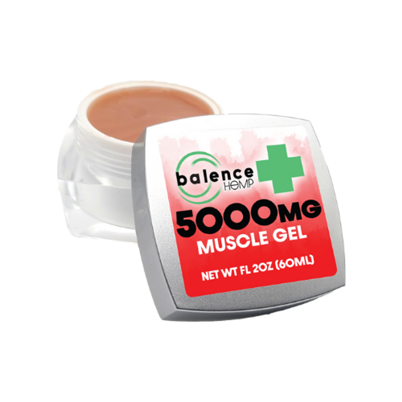 2oz 5000mg Muscle Gel Hemp CBD Specialty Creams & Gels