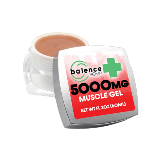 2oz 5000mg Muscle Gel Hemp CBD Specialty Creams & Gels