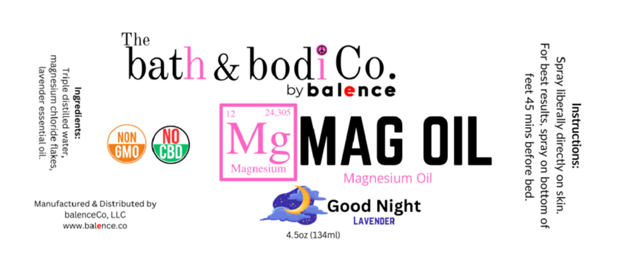 Lavender Topical Magnesium Spray 4.5oz