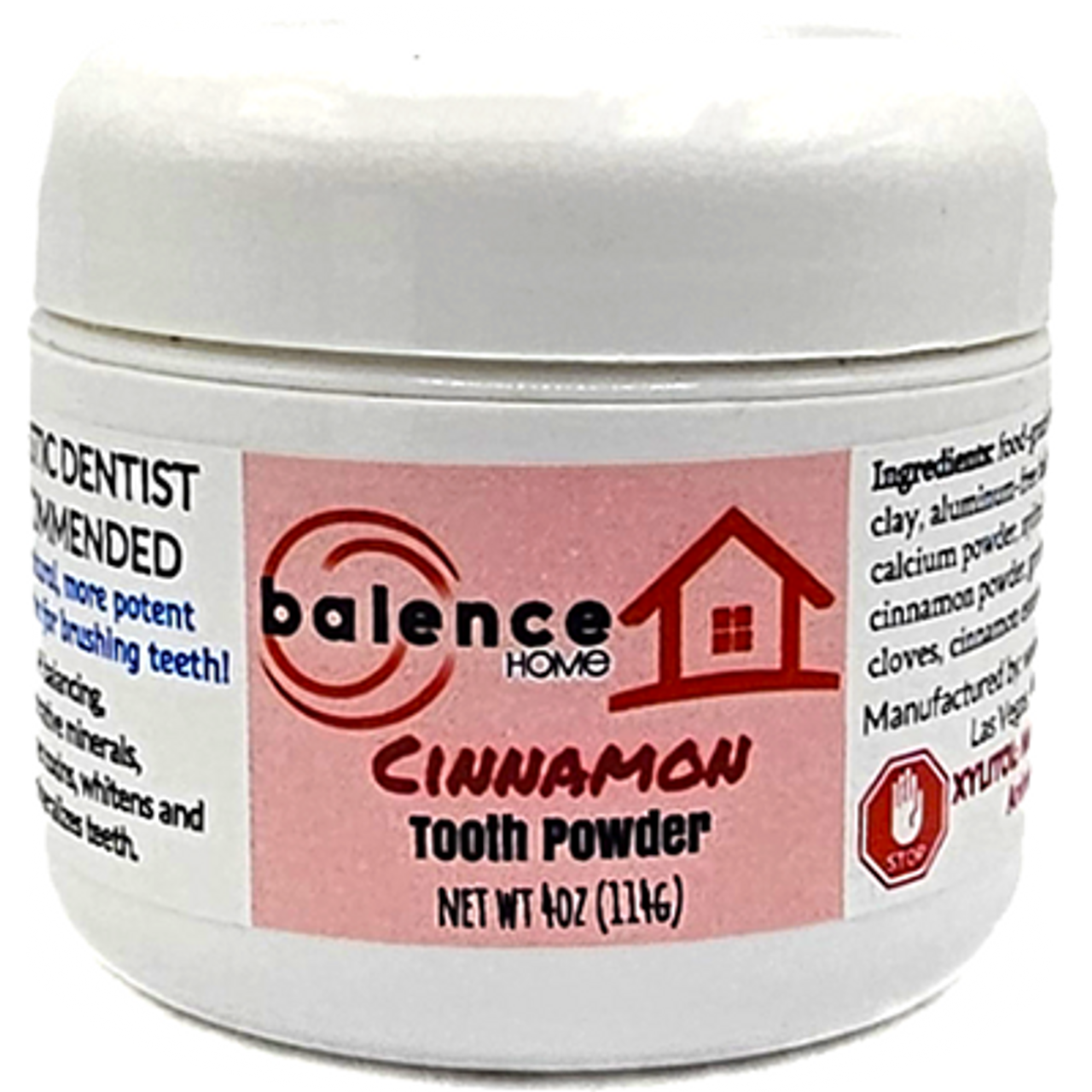 All-Natural Cinnamon Bentonite Clay Toothpowder - Non-CBD
