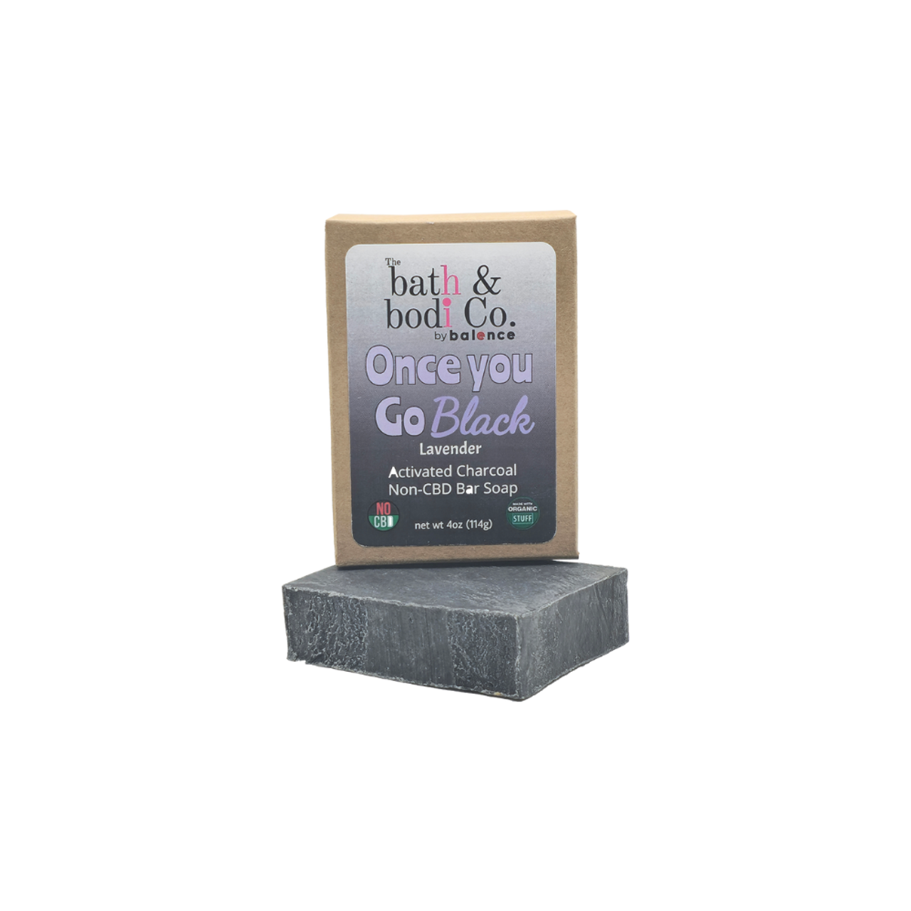 Lavender - OYGB - Activated Charcoal - Non-CBD Bar Soaps