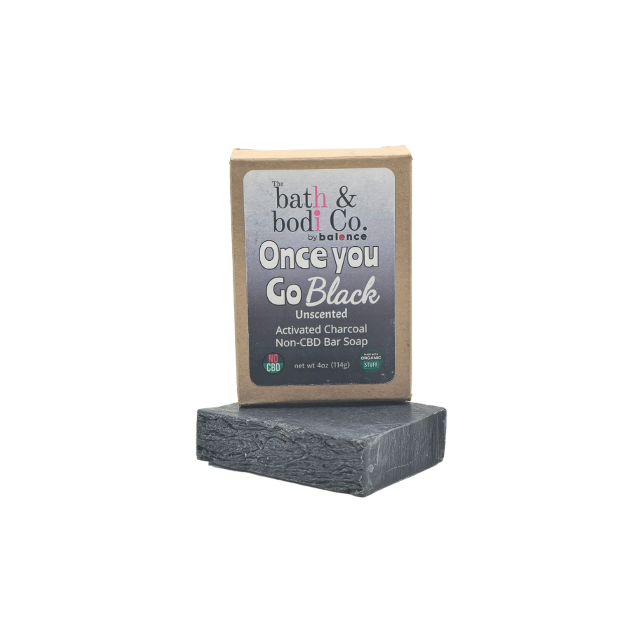Unscented - OYGB - Activated Charcoal - Non-CBD Bar Soaps
