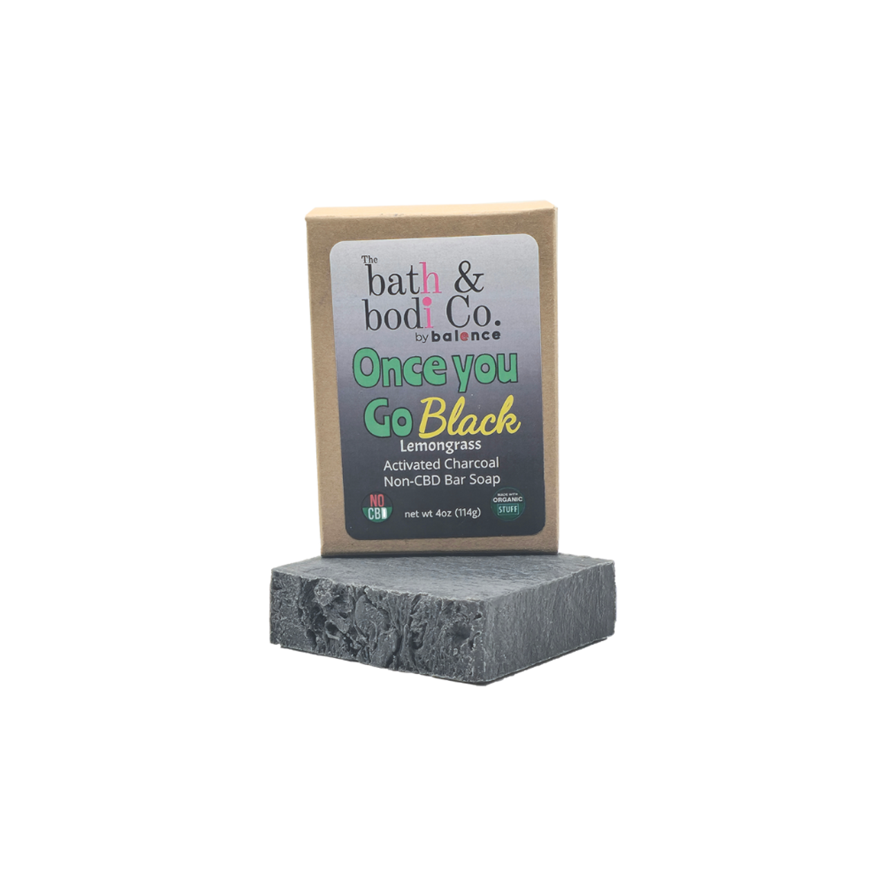 Lemongrass -OYGB - Activated Charcoal - Non-CBD Bar Soaps