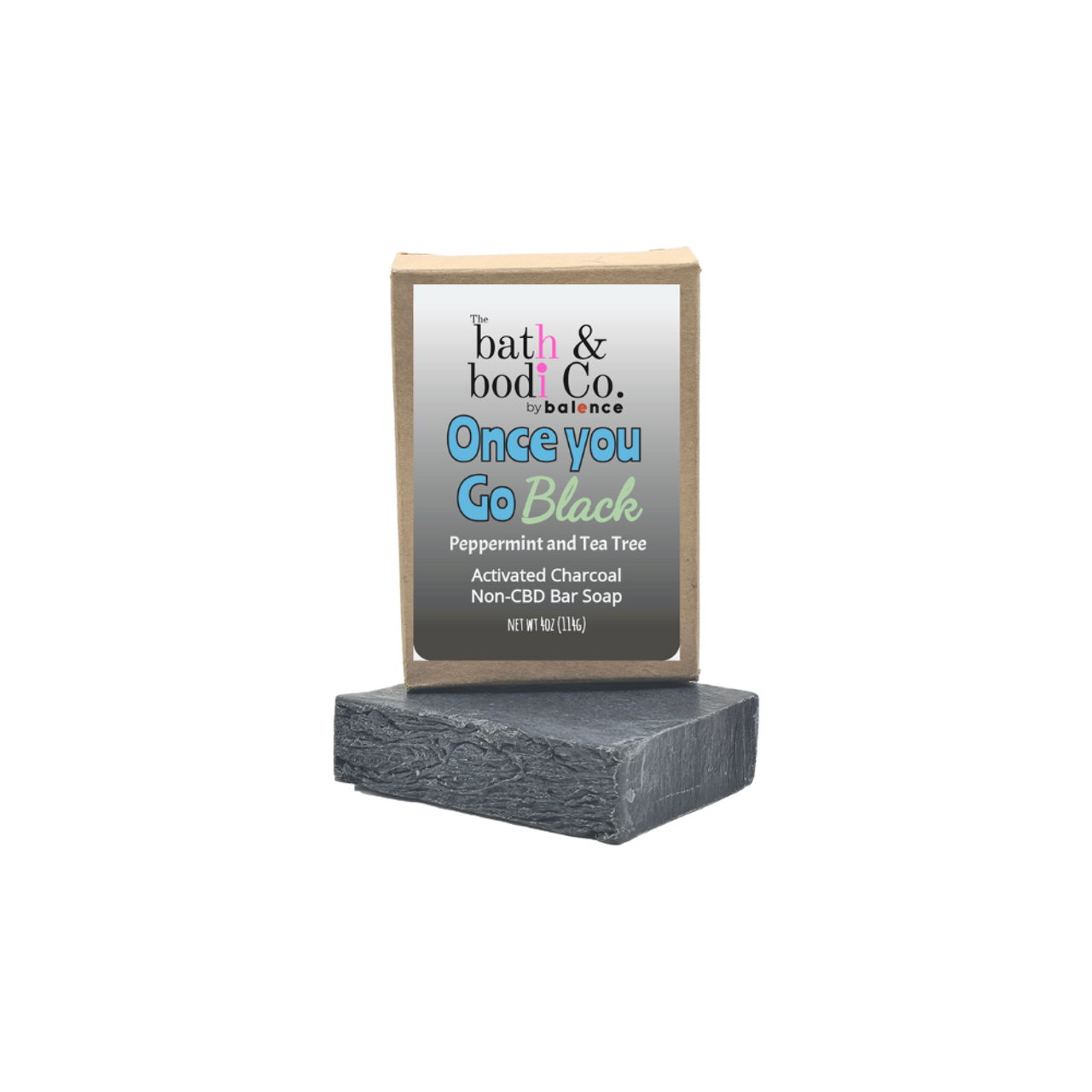 Peppermint & Tea Tree - OYGB - Activated Charcoal - Non-CBD Bar Soaps