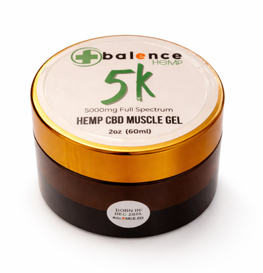 2oz 5000mg Muscle Gel Hemp CBD Specialty Creams & Gels