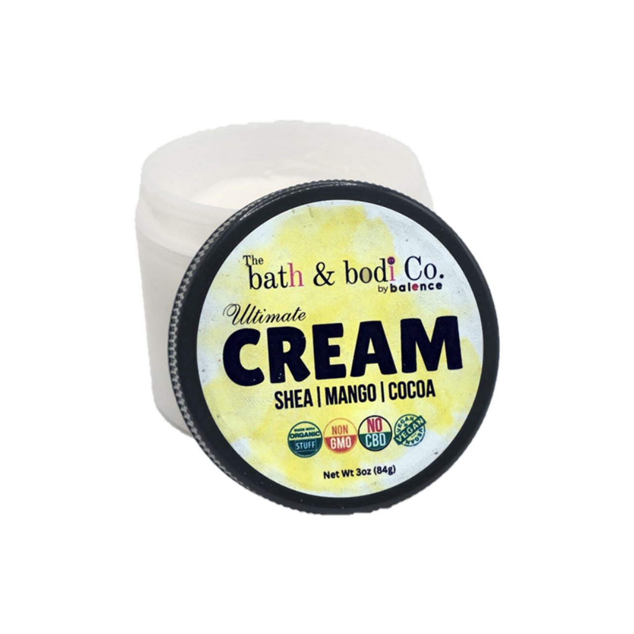 Ultimate Shea Body CREAM 3oz (Unscented and Stress Relief)