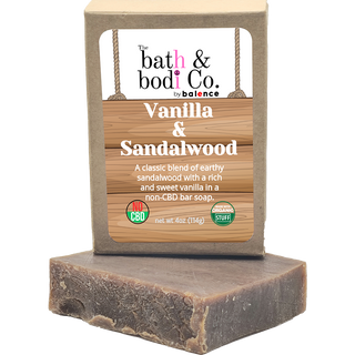Vanilla & Sandalwood - Non-CBD Bar Soap